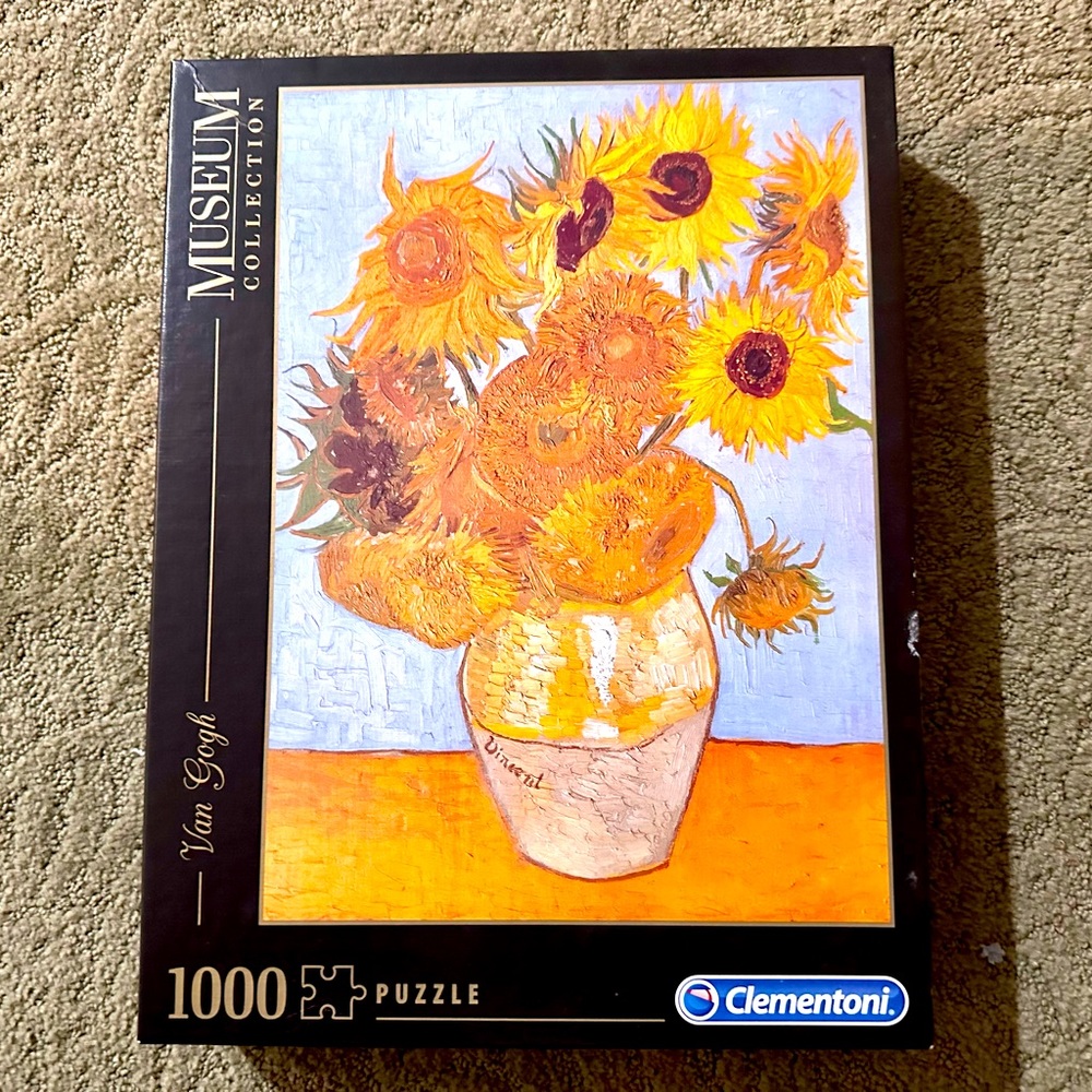 Sun Flowers AND Blue Calm set of 2 Puzzles